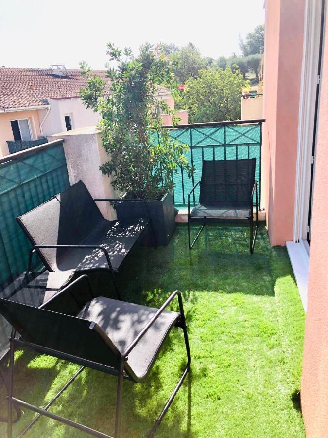 Les Jardins Des Senteurs - Appartement Prive Avec Piscine Et Parking グラース エクステリア 写真